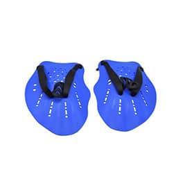 Manoplas para natación azul